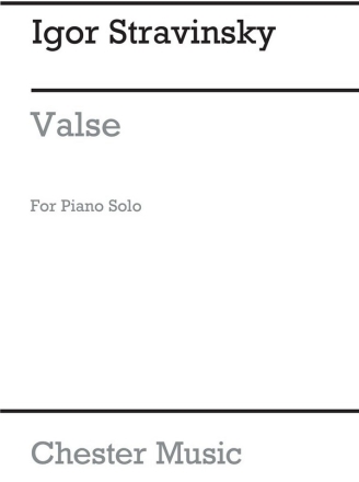 Valse  from  Histoire du soldat for piano