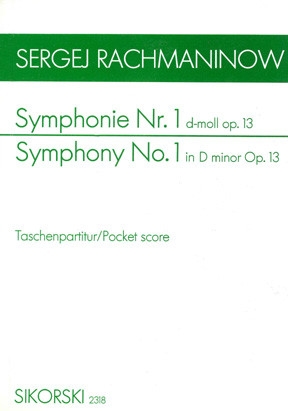 Sinfonie d-Moll Nr.1 op.13 fr Orchester Studienpartitur