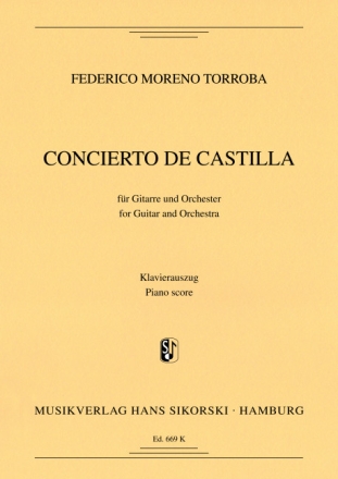 Kastilianisches Konzert fr Gitarre und Orchester fr Gitarre und Klavier