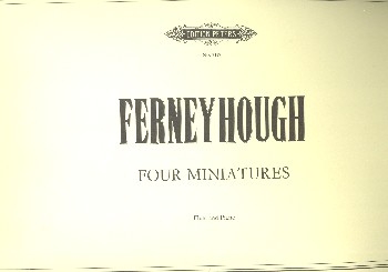 4 Miniatures for flute and piano Score
