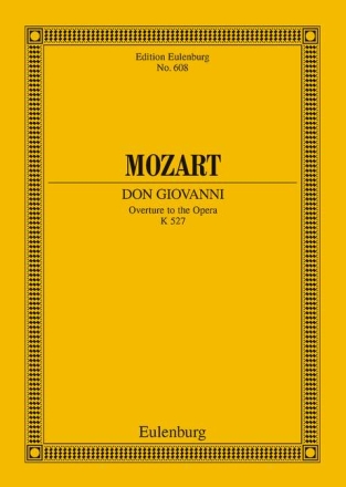 Don Giovanni KV527 - Ouvertre fr Orchester Studienpartitur