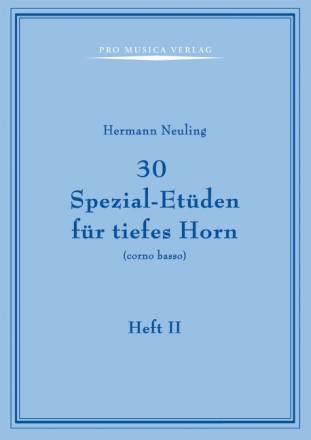 30 Spezial-Etden Band 2 fr tiefes Horn