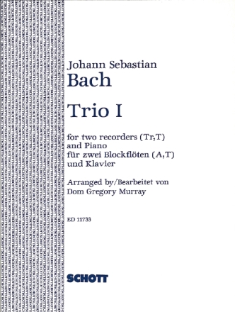 Trio no.1 for 2 recorders (at) and piano (harpsichord)