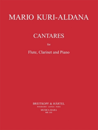Cantares for flute, clarinet and piano