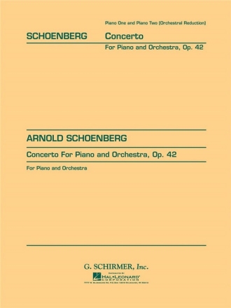 Concerto op.42 for piano and orchestra for 2 pianos