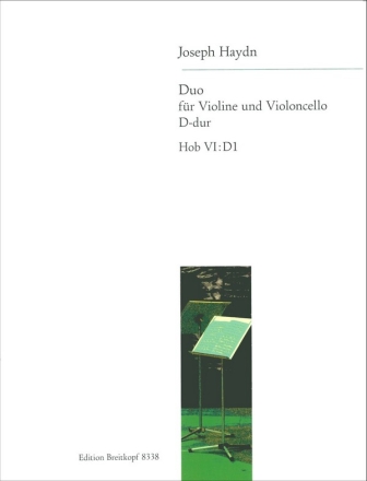 Duo D-Dur Hob.VI:D1 für Violine und Violoncello Stimmen