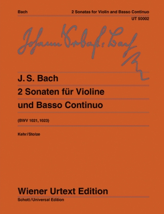 2 Sonaten BWV1021 und BWV1023 fr Violine und Bc