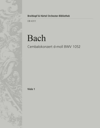 Konzert d-Moll BWV1052 fr Cembalo, Streicher und Bc Viola