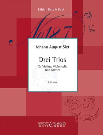 Klaviertrio Es-Dur Nr.3 fr Violine, Cello und Klavier