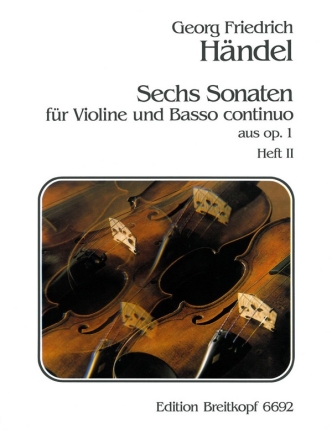 6 Sonaten aus op.1 Band 2  (op.1, Nr.13-15) fr Violine und Bc