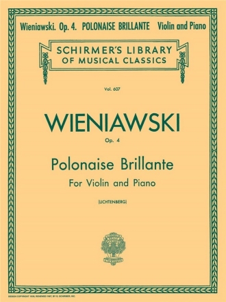 Polonaise brillante D major op.4 for violin and piano