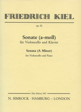 Sonate a-moll op.52 fr Violoncello und Klavier