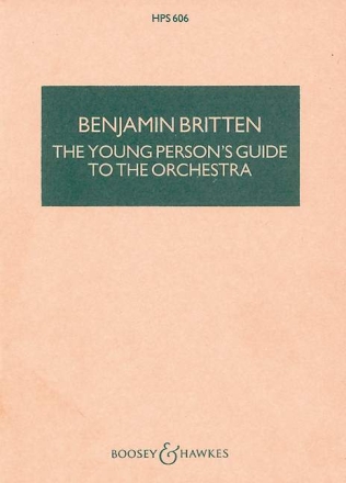 The Young Person's Guide to the Orchestra op. 34 HPS 606 fr Orchester Studienpartitur
