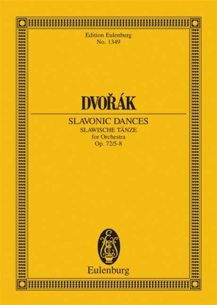 Slawische Tnze op.72,5-8 fr Orchester Studienpartitur