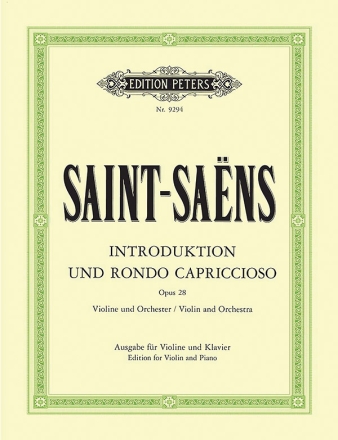 Introduction et Rondo capriccioso op.28 fr Violine und Klavier