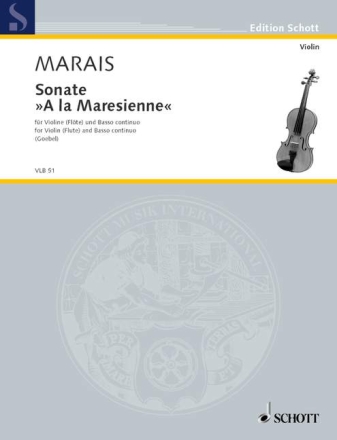 Sonate A la Maresienne fr Violine und Klavier