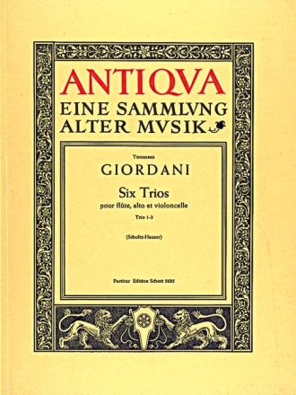 6 Trios op.12 Band 1 (Nr.1-3) fr Flte, Viola und Violoncello Partitur