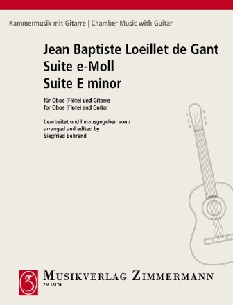 Suite e-Moll fr Flte und Gitarre Spielpartitur