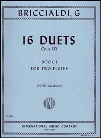 16 Duets op.132 vol.1 (1-8) for 2 flutes score