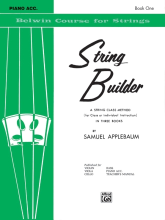 String Builder vol.1 Piano accompaniment