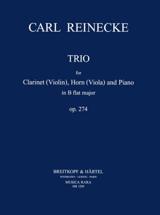 Trio B-Dur op.274 fr Klarinette, Horn (Viola) und Klavier