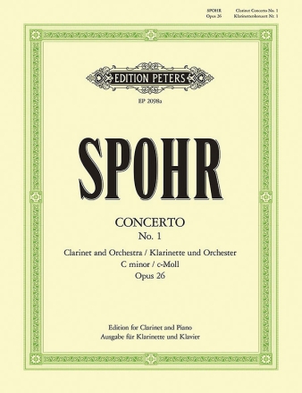 Konzert c-Moll Nr.1 op.26 fr Klarinette und Orchester fr Klarinette und Klavier