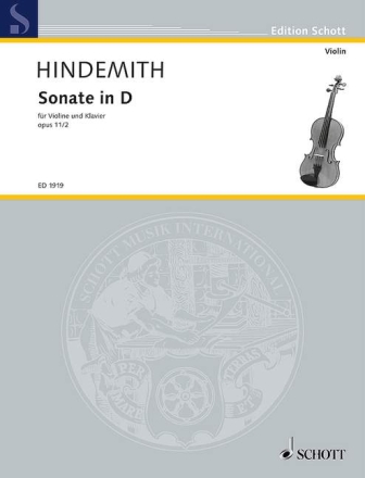 Sonate in D op. 11/2 fr Violine und Klavier