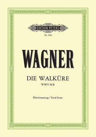 Die Walkre  Klavierauszug