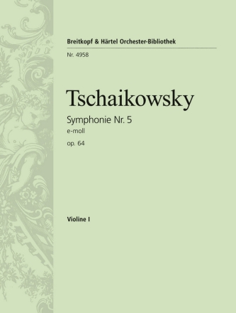 Sinfonie e-Moll Nr.5 op.64 fr Orchester Violine 1