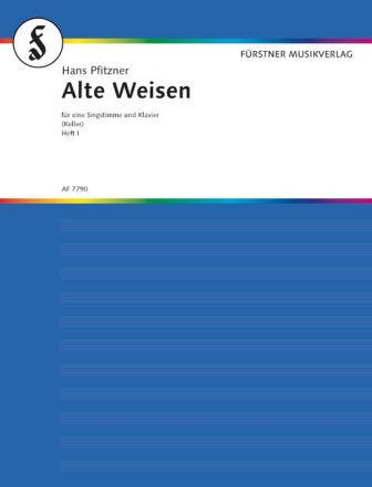 Alte Weisen op. 33 Band 1 fr Gesang und Klavier