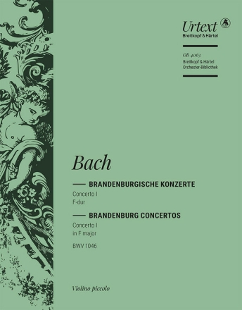 Brandenburgisches Konzert F-Dur Nr.1 BWV1046 fr Orchester Violine solo