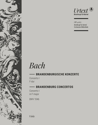 Brandenburgisches Konzert F-Dur Nr.1 BWV1046 fr Orchester Viola