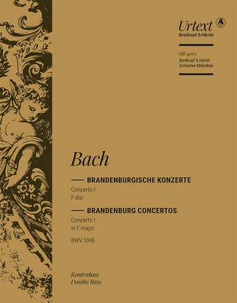 Brandenburgisches Konzert F-Dur Nr.1 BWV1046 fr Orchester Kontrabass