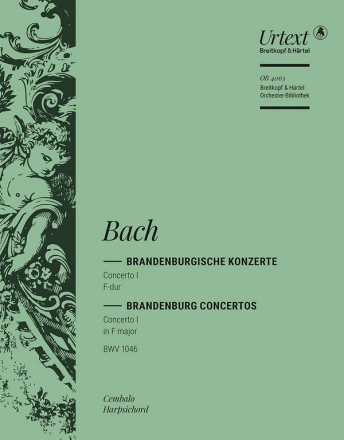Brandenburgisches Konzert F-Dur Nr.1 BWV1046 fr Orchester Cembalo