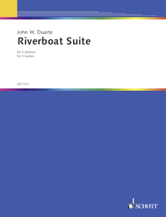 Riverboat Suite op. 94 fr 3 Gitarren Partitur und Stimmen