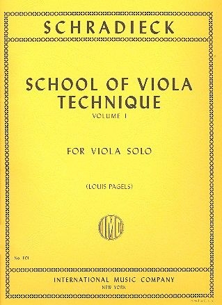 School of Viola Technique vol.1 for viola