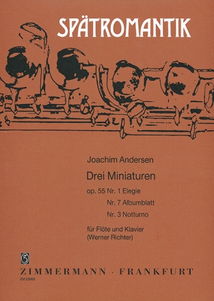 3 Miniaturen aus op.55 fr Flte und Klavier
