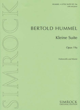 Kleine Suite op.19a fr Violoncello und Klavier