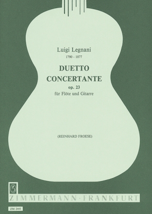 Duetto concertante op.23 fr Flte und Gitarre
