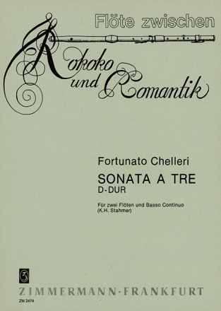 Sonata  tre D-Dur fr 2 Flten und Klavier
