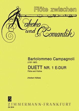 Duett E-Dur Nr.1 für Flöte und Violine