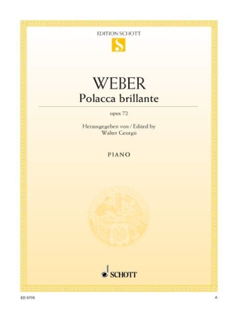 Polacca brillante op.72 fr Klavier