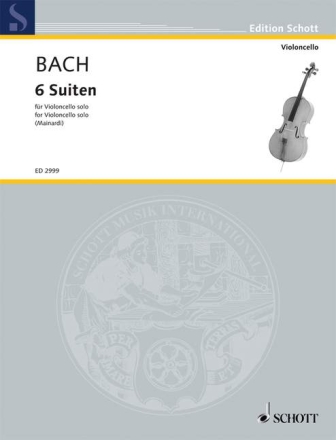 6 Suiten BWV1007-1012 für Violoncello solo