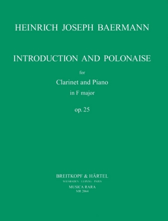 Introduction and Polonaise op.25 for clarinet and piano