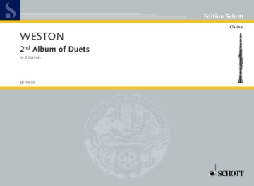 Second Album of Duets for 2 clarinets (a or b flat) score