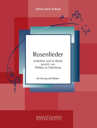 Rosenlieder fr Gesang und Klavier Prachtausgabe