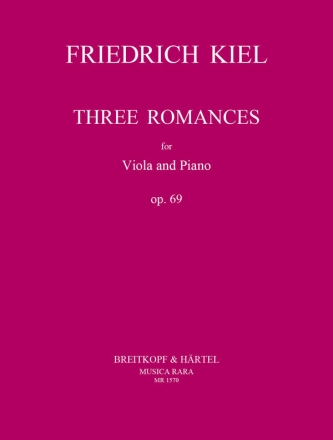 3 Romances op.69 for viola and piano