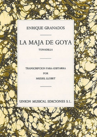 La maja de Goya Tonadilla para guitarra