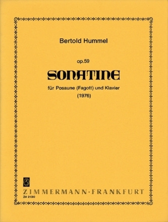 Sonatine op.59 fr Posaune und Klavier