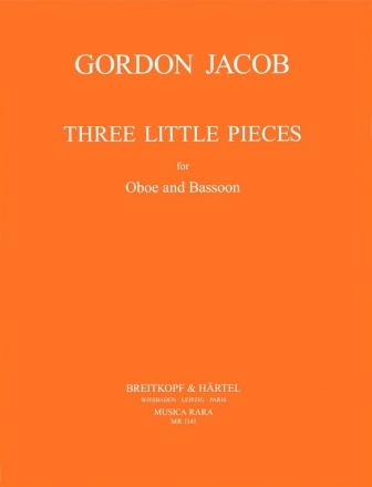 3 small Pieces for oboe and bassoon score
